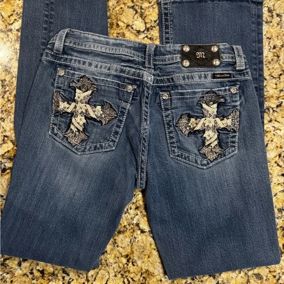 Miss Me Women's Blue Boot Cut Jeans - Picture 2 of 6